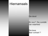 Hiernamaals