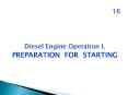 Diesel Engine Operation I. PowerPoint PPT Presentation