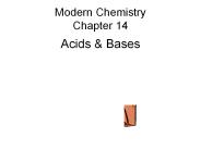 Modern Chemistry Chapter 14