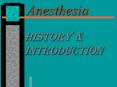 Anesthesia PowerPoint PPT Presentation