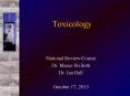 Toxicology PowerPoint PPT Presentation