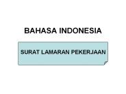 BAHASA INDONESIA