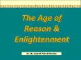 The Age of Reason PowerPoint PPT Presentation