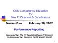 Skills Competency Education for New PI Directors PowerPoint PPT Presentation