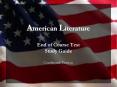American Literature End of Course Test Study Guide Condensed Version PowerPoint PPT Presentation