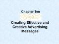 Creating Effective and Creative Advertising Messages PowerPoint PPT Presentation