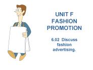 UNIT F FASHION PROMOTION