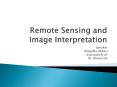 Remote Sensing and Image Interpretation PowerPoint PPT Presentation