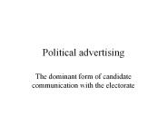 Political advertising
