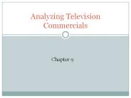 Analyzing Television Commercials