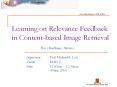 Learning on Relevance Feedback in Content-based Image Retrieval PowerPoint PPT Presentation