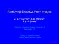 Removing Shadows From Images PowerPoint PPT Presentation
