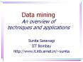Data mining An overview of techniques and applications PowerPoint PPT Presentation