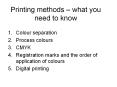 Printing methods  PowerPoint PPT Presentation