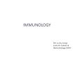 IMMUNOLOGY PowerPoint PPT Presentation