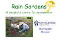 Rain Gardens A beautiful choice for stormwater PowerPoint PPT Presentation