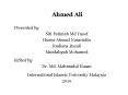 Ahmed Ali PowerPoint PPT Presentation
