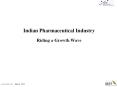 Indian Pharmaceutical Industry PowerPoint PPT Presentation
