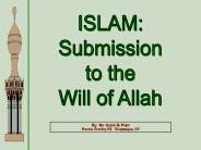 Islam-Submission to Allah