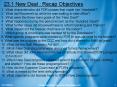 23.1 New Deal : Recap Objectives PowerPoint PPT Presentation
