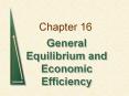 General Equilibrium and Economic Efficiency PowerPoint PPT Presentation