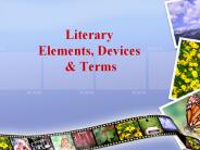 Literary Elements, Devices