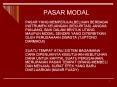 PASAR MODAL PowerPoint PPT Presentation