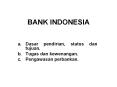 BANK INDONESIA PowerPoint PPT Presentation