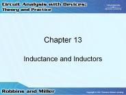 Inductance and Inductors