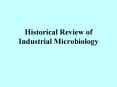 Historical Review of Industrial Microbiology PowerPoint PPT Presentation