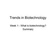 Trends in Biotechnology