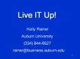 Live IT Up! PowerPoint PPT Presentation