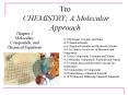 Tro CHEMISTRY; A Molecular Approach PowerPoint PPT Presentation