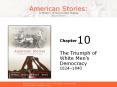 The Triumph of White Men PowerPoint PPT Presentation