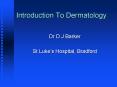 Introduction To Dermatology PowerPoint PPT Presentation