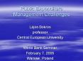 Public Expenditure Management Challenges PowerPoint PPT Presentation