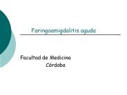 Faringoamigdalitis aguda