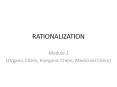 RATIONALIZATION PowerPoint PPT Presentation
