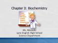 Chapter 3  Chemistry of Life  Modern Biology Textbook Holt PowerPoint PPT Presentation