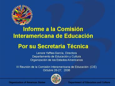 Informe a la Comisi