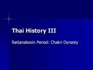 Thai History III