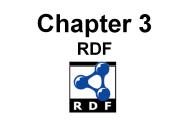 Chapter 3 RDF