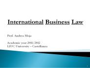 International Business Law