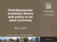 Post-Keynesian monetary theory and policy in an open economy PowerPoint PPT Presentation