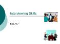 Interviewing Skills PowerPoint PPT Presentation