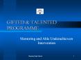 GIFTED PowerPoint PPT Presentation