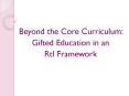Beyond the Core Curriculum: PowerPoint PPT Presentation