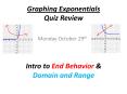 Graphing Exponentials Quiz Review PowerPoint PPT Presentation