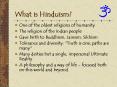 What is Hinduism? PowerPoint PPT Presentation