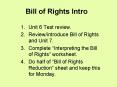 Bill of Rights Intro PowerPoint PPT Presentation